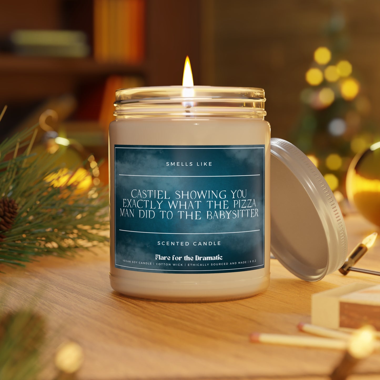 Smells Like Castiel Showing You Exactly What the Pizza Man Did to the Babysitter