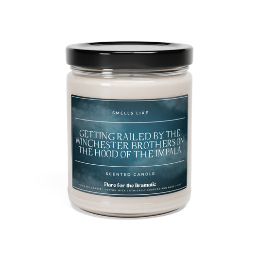 Smells Like Getting railed by the Winchester brothers on the hood of the Impala