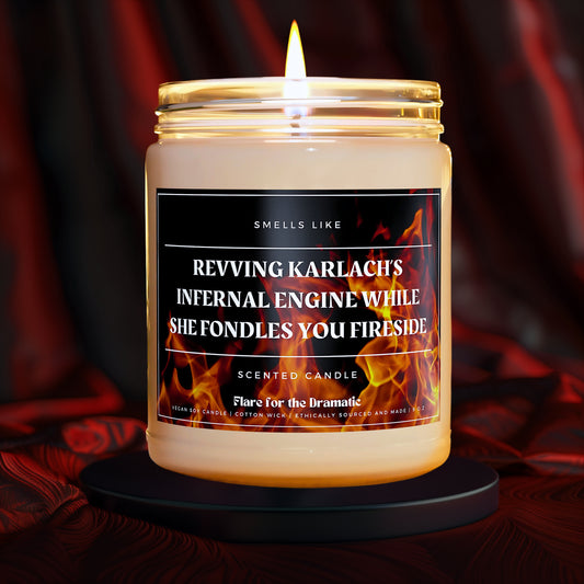 Smells Like Revving Karlach's Infernal Engine while She Fondles You Fireside