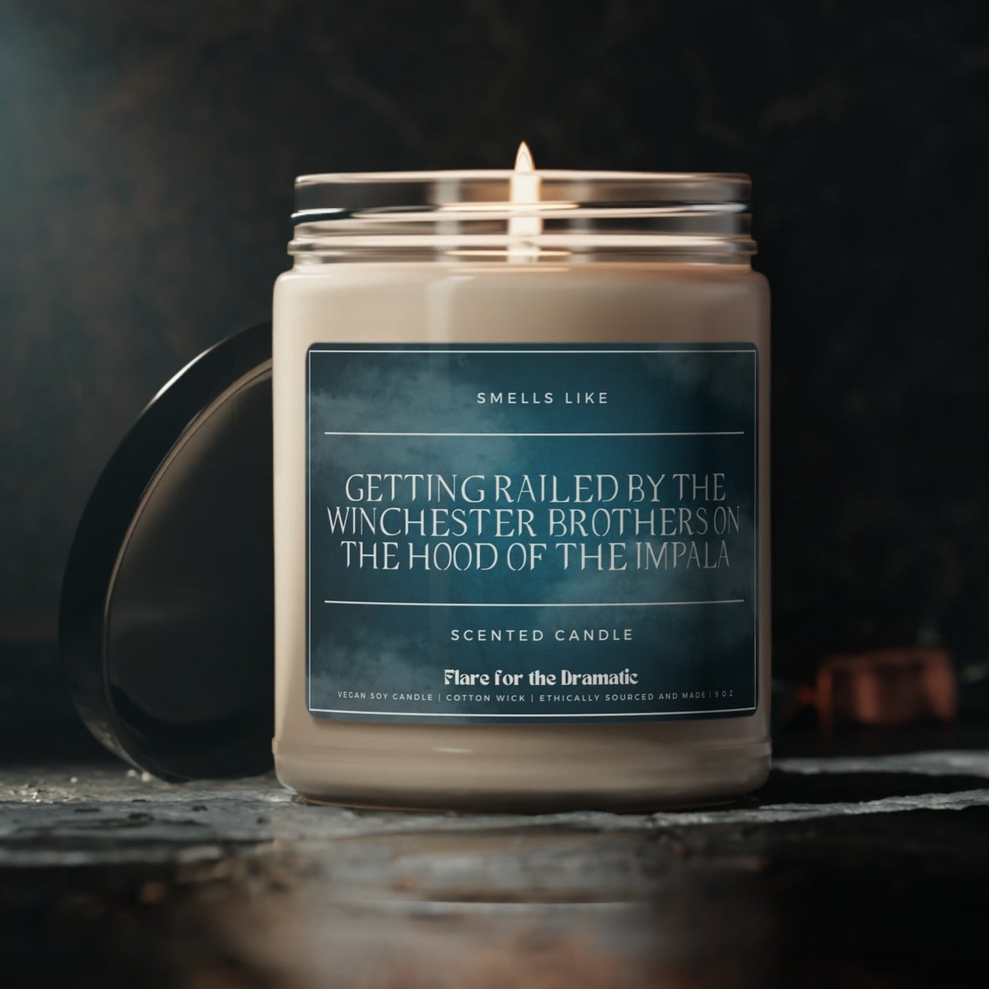 Smells Like Getting railed by the Winchester brothers on the hood of the Impala